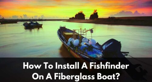 installing a fishfinder on a fiberglass boat