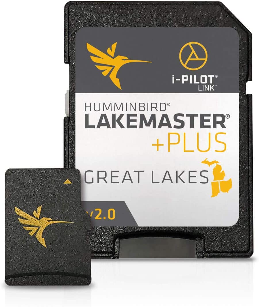 Humminbird LakeMaster Great Lakes Edition Digital GPS Maps Micro SD Card
