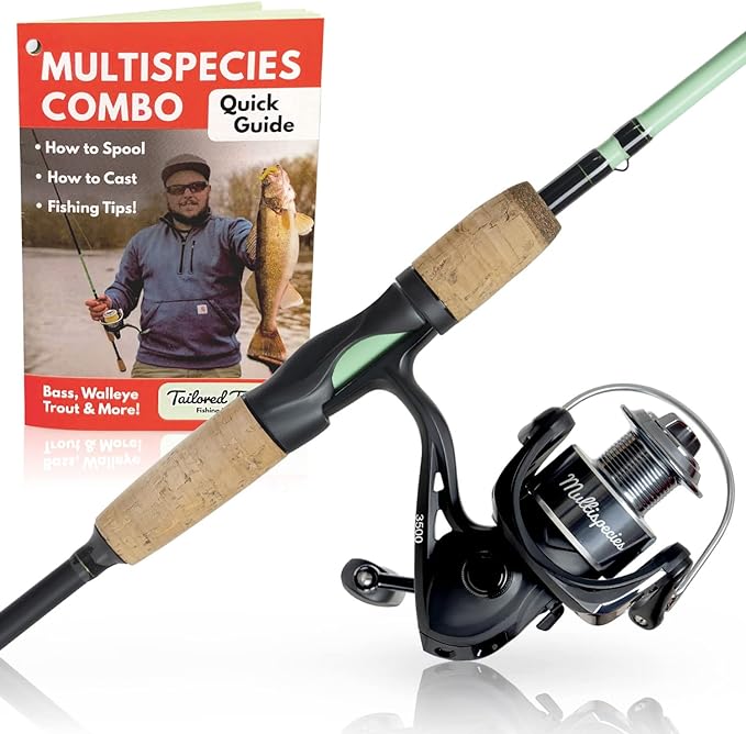Tailored Tackle Fishing Rod and Reel Combo