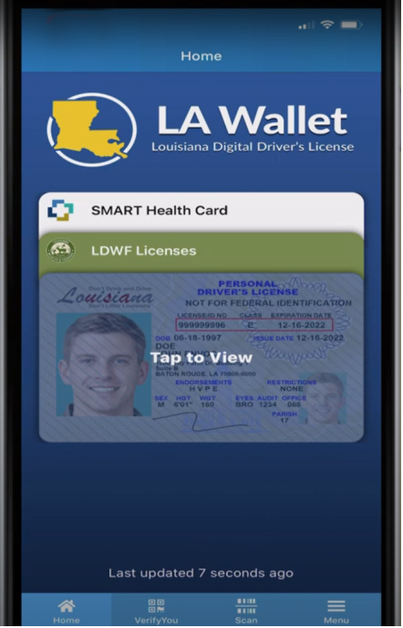 How to Add Fishing License to La Wallet